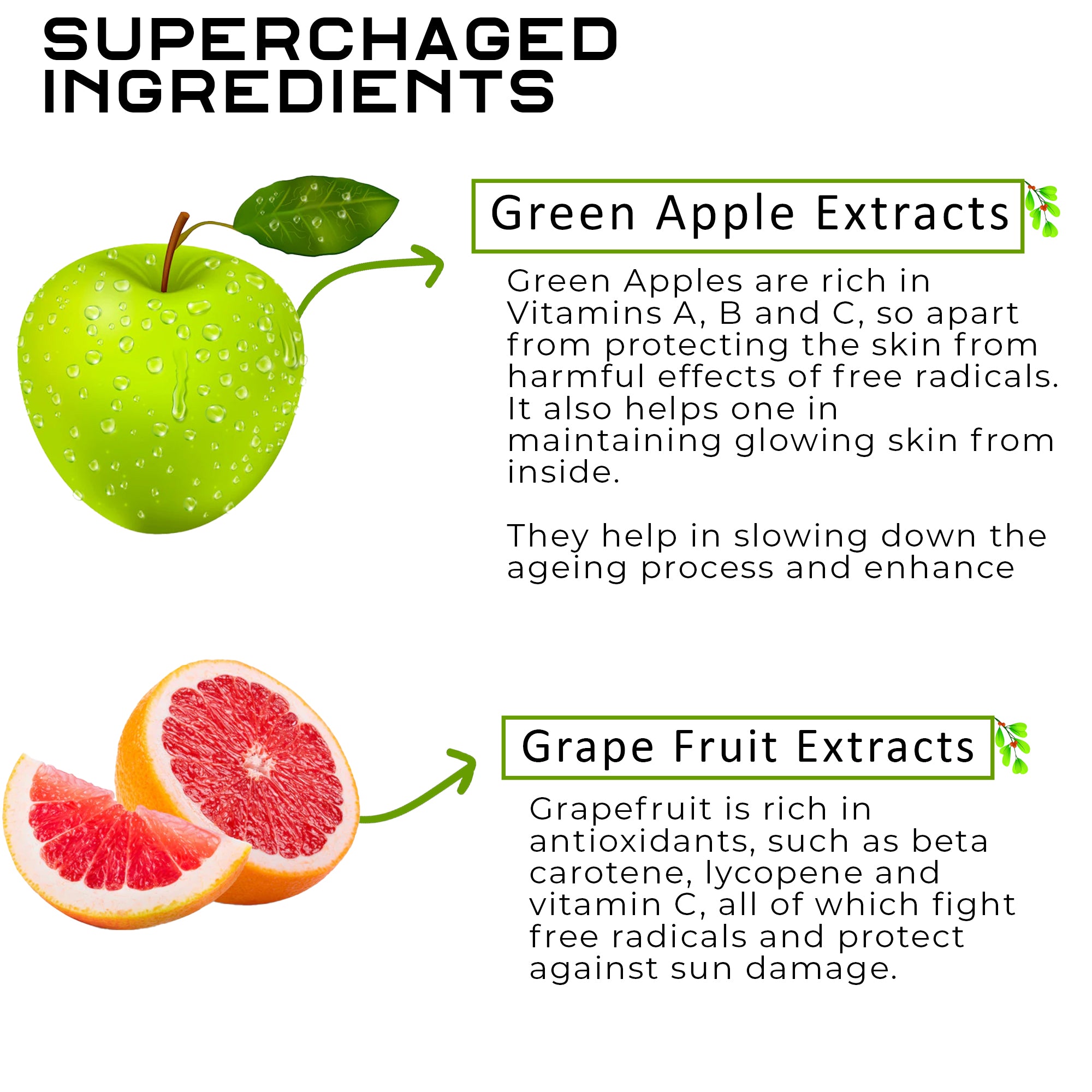 Green Apple & Grape Fruit Body Wash with Free Loofah | For Glowing & Nourished Skin | For All Skin Type