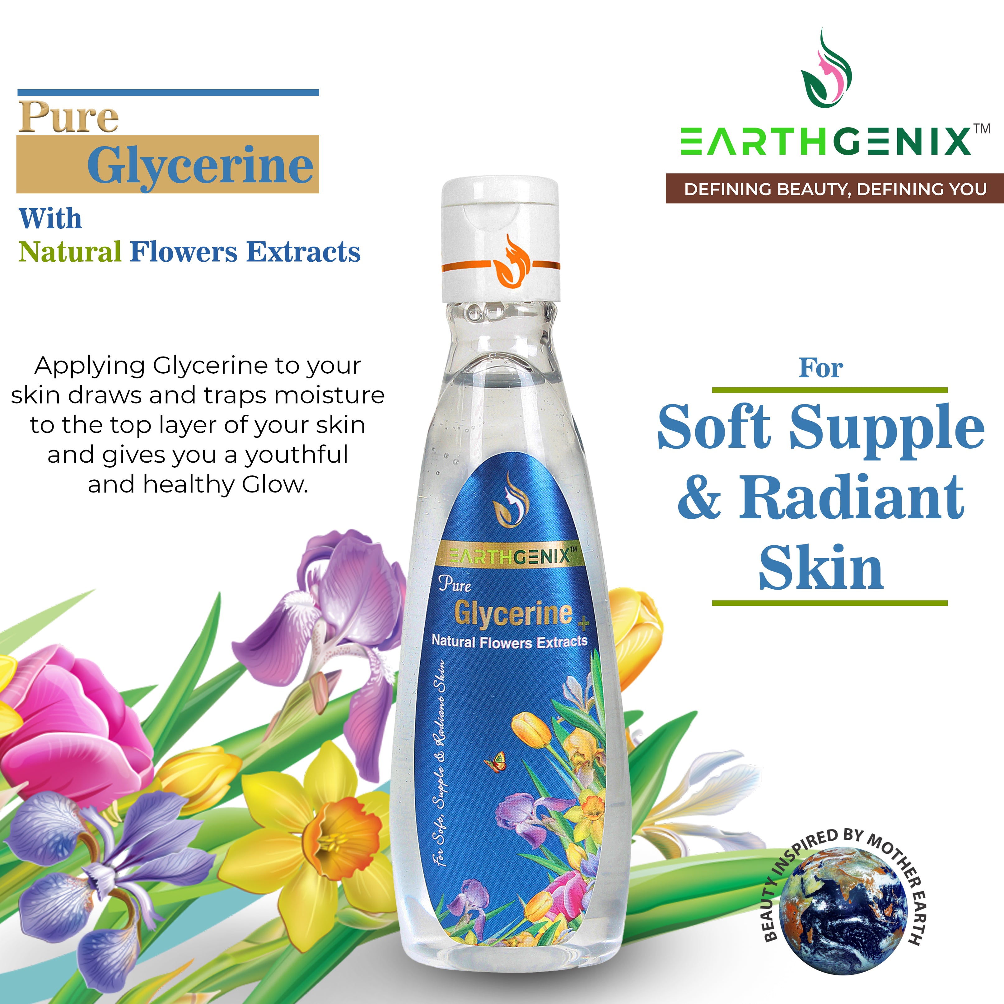 Pure Glycerine + Natural Flowers Extracts