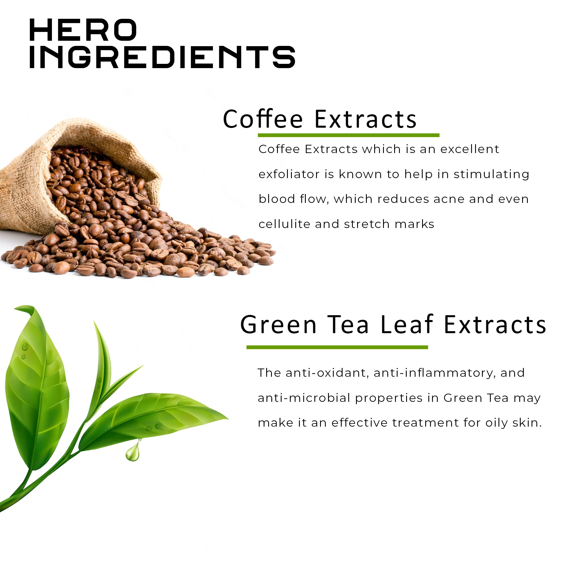 Earthgenix Coffee & Green Tea Face Wash with Pro-Vitamin B5 | For Deep Hydration & Youthful Appearance | For Women & Men | For All Skin Types