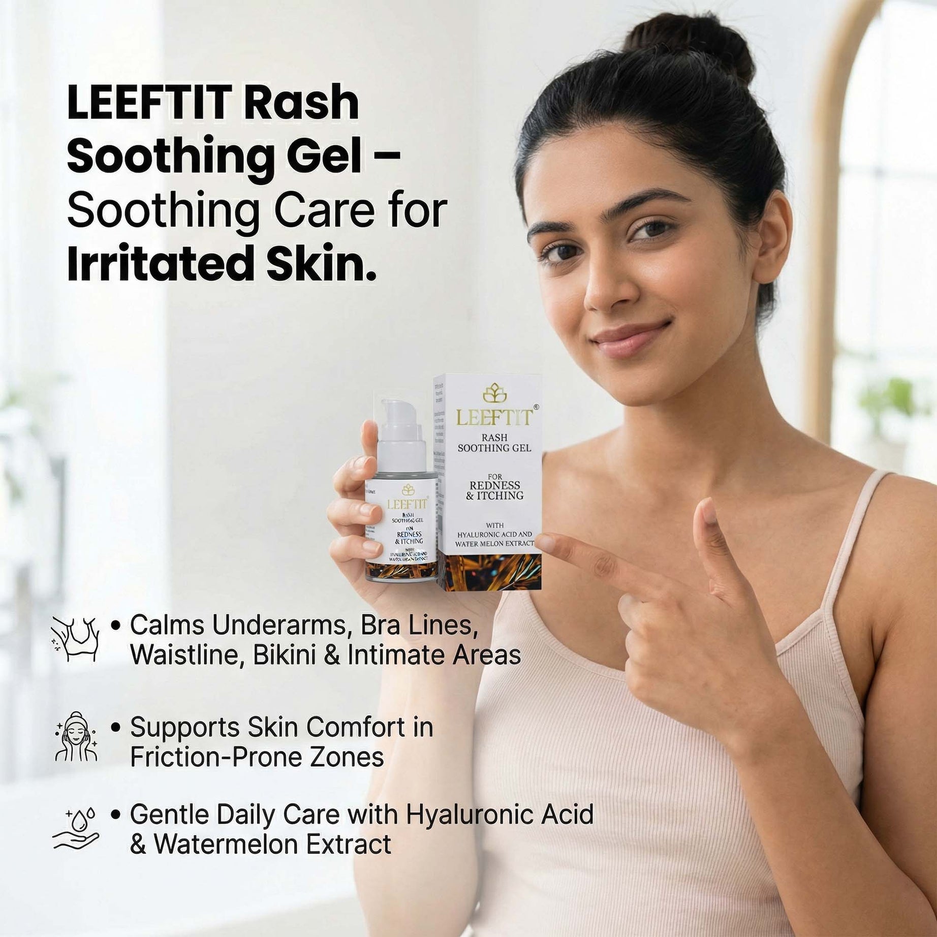 Leeftit Rash Soothing Gel for Redness & Itching