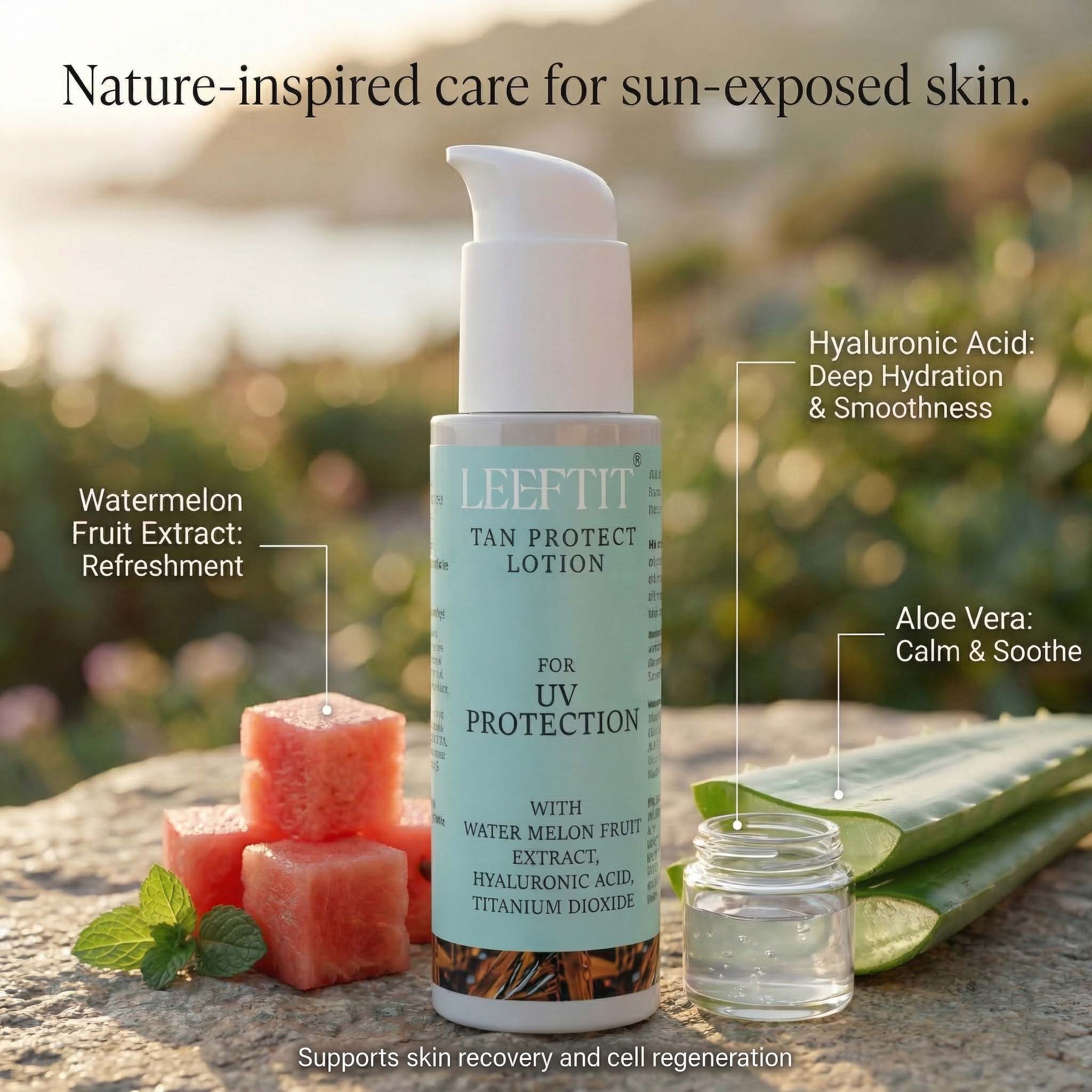 Leeftit Tan Protect Lotion for UV Protection