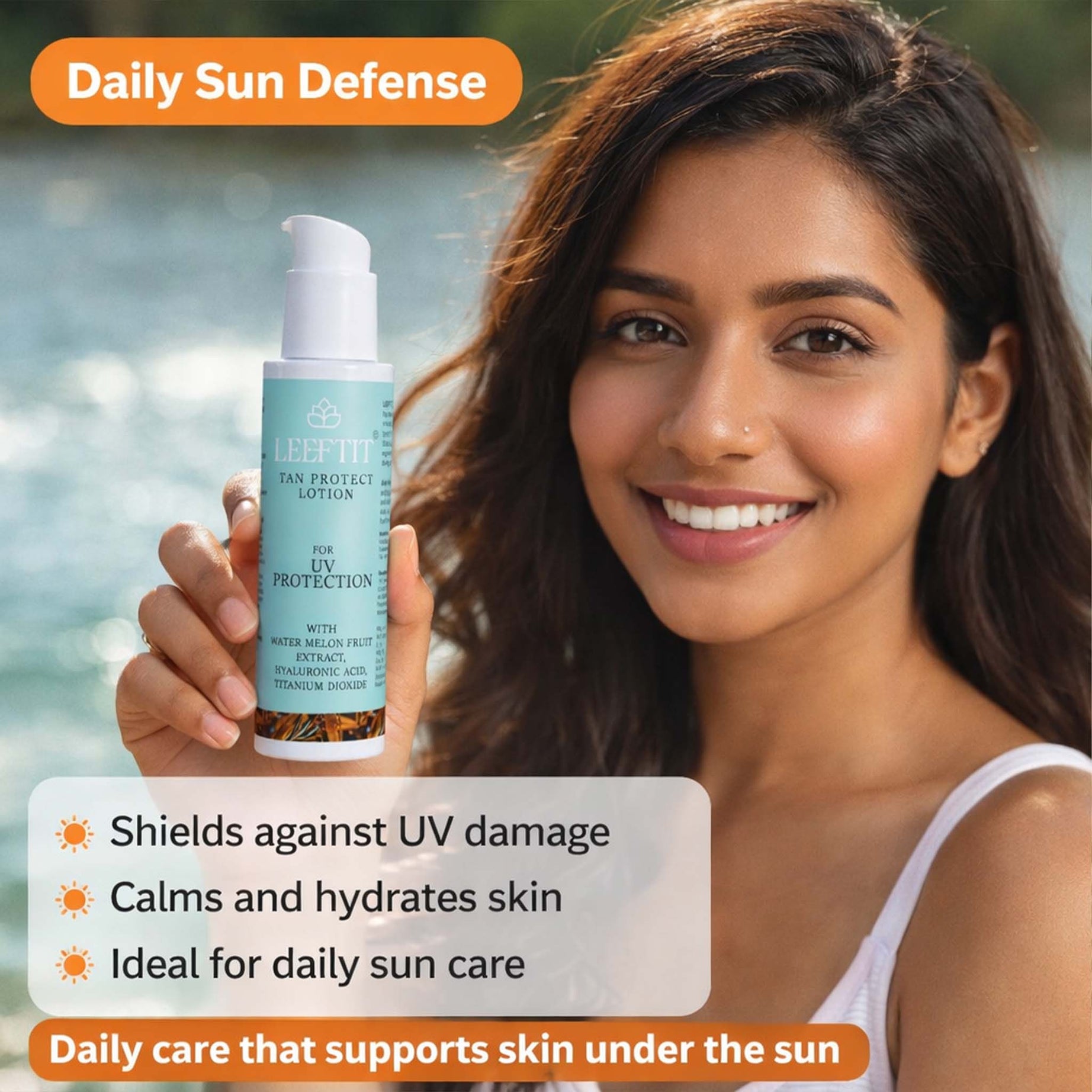 Leeftit Tan Protect Lotion for UV Protection