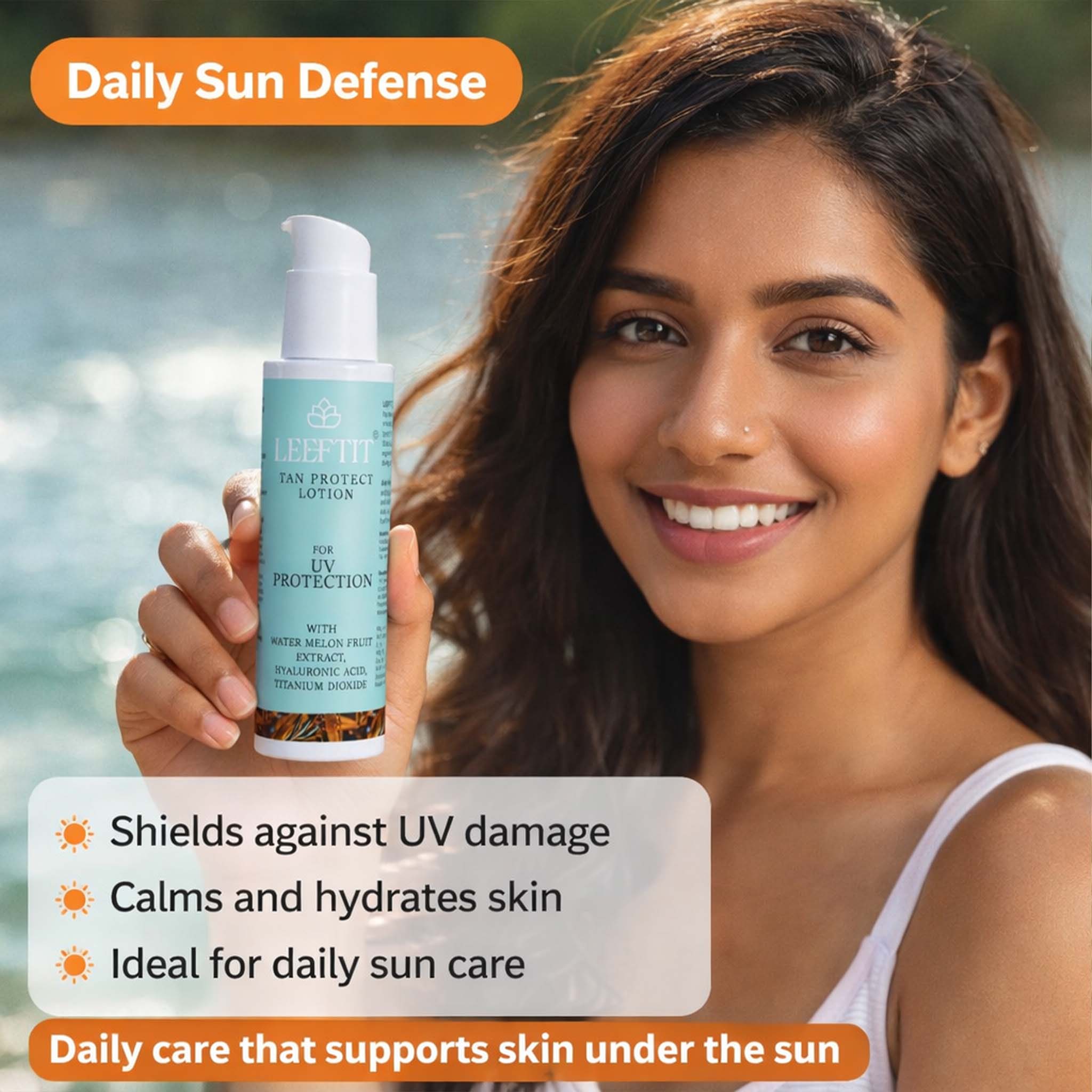 Leeftit Tan Protect Lotion for UV Protection