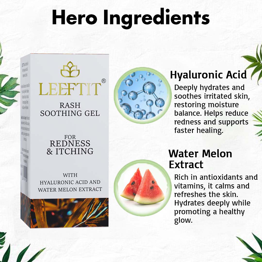Leeftit Rash Soothing Gel for Redness & Itching