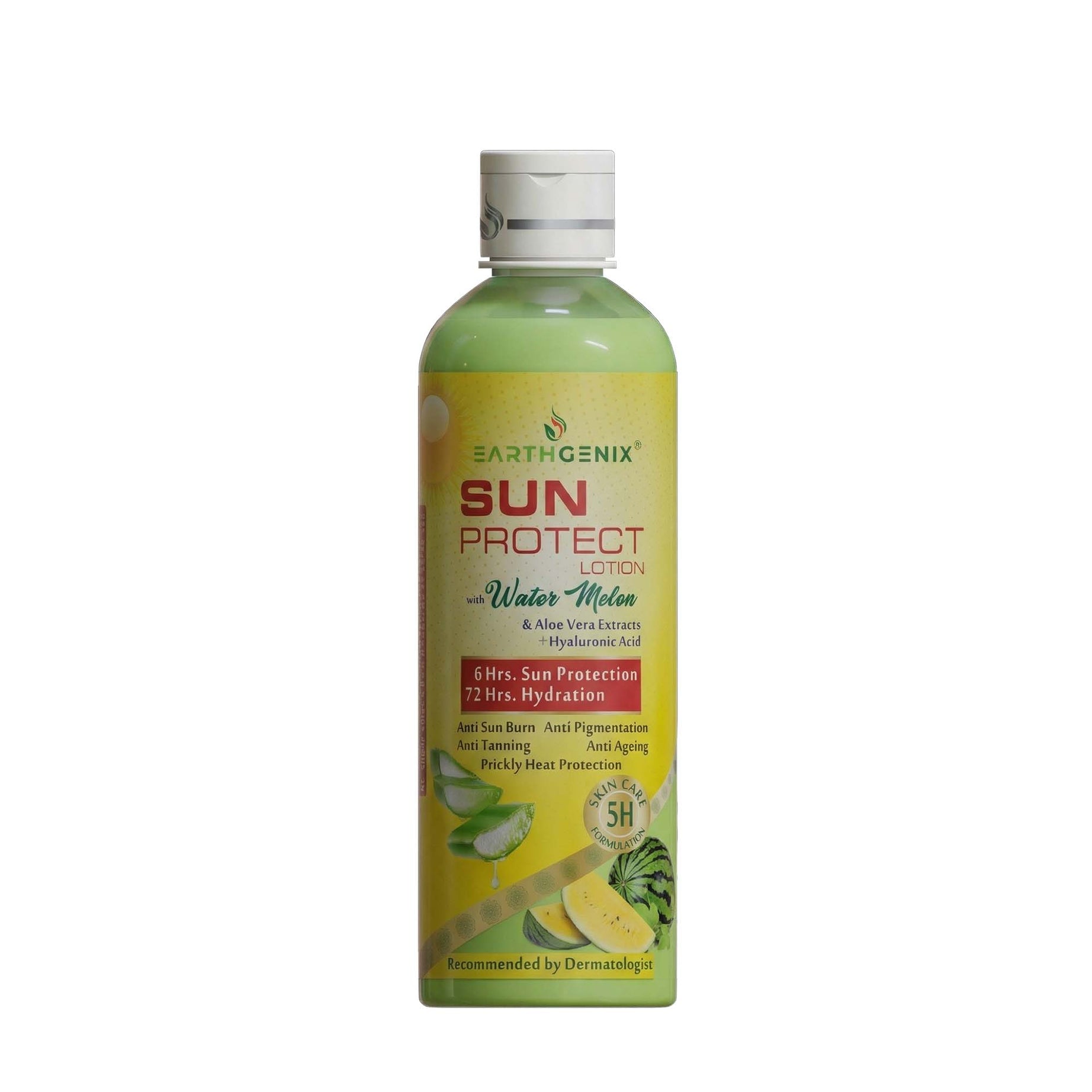 Sun Protect Lotion with Water Melon & Aloe Vera Extracts + Hyaluronic Acid 300ml