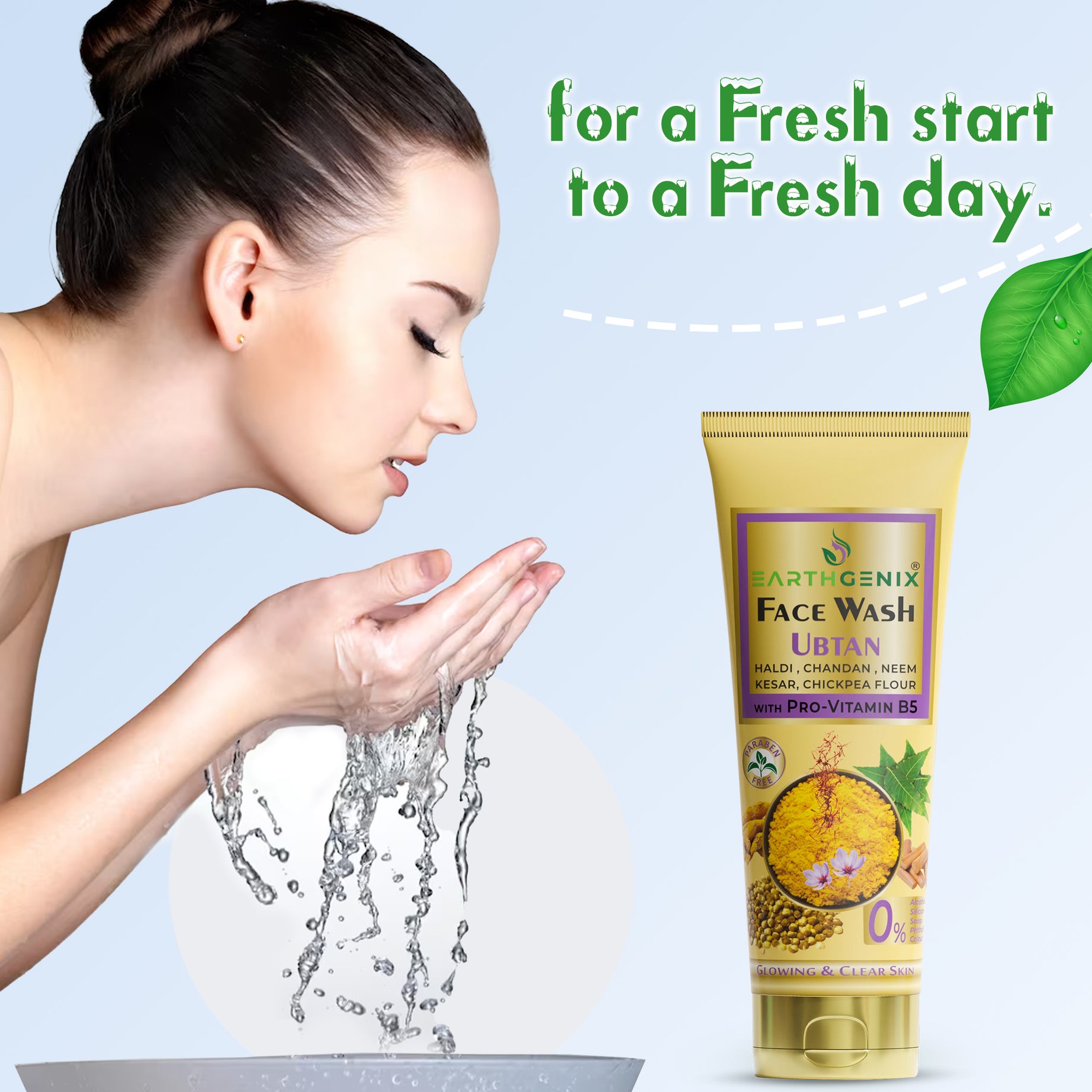 UBTAN Face Wash with Pro-Vitamin B5 | For Glowing & Clear Skin | For Women & Men | For All Skin Types