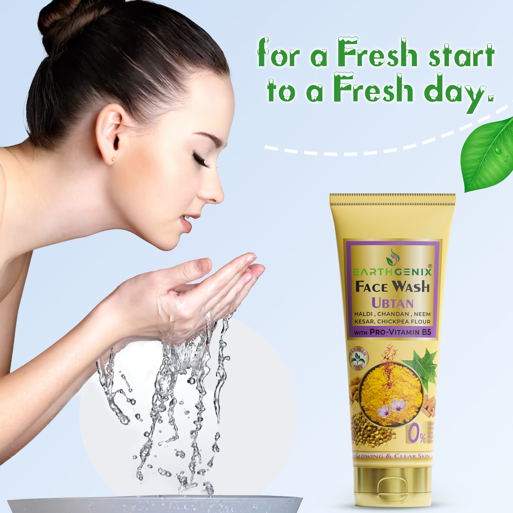 UBTAN Face Wash with Pro-Vitamin B5 | For Glowing & Clear Skin | For Women & Men | For All Skin Types