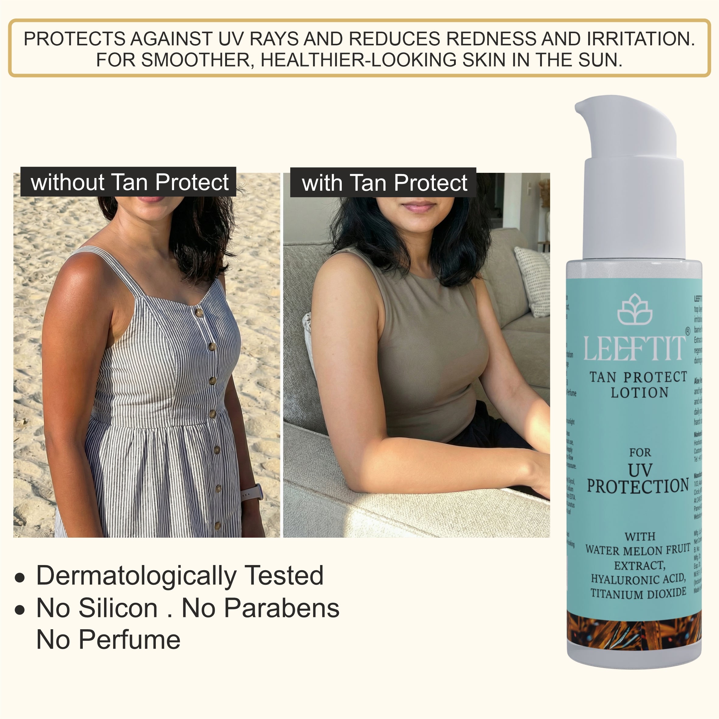 Leeftit Tan Protect Lotion for UV Protection